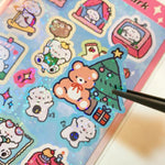 Cute Puppy Paradise Series Stickers
