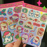 Christmas Cute Puppy  Series Stickers