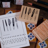 Hand-painted Pen Series Stamp