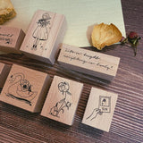 Gone With The Star And Moon Series Stamps