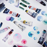 Watercolor Happy Planet Hand-painted Design Tape