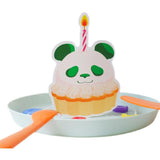 Panda Birthday Cake Special-shaped Greeting Card