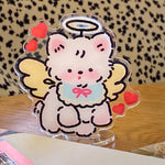 Angel Puppy Acrylic Lovely Desktop Ornament
