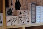 Hand-painted Coffee Series Stamp