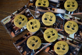 Van Gogh Coffee Cartoon Vintage Badge