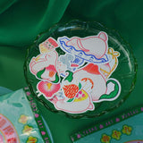 Jiuqianshou Peach Nostalgic Series Stickers