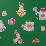 Jiuqianshou Peach Nostalgic Series Stickers
