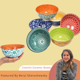 Colorful Ceramic Bowls Featured By Beryl Shereshewsky