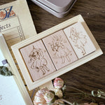 Cherry Love Series Wooden Stamps