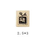 Sweet Strawberry Series Wooden Stamps