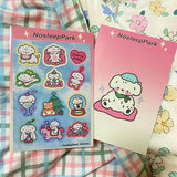 Cute Puppy Paradise Series Stickers