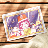Gulu Po Po Girl Style Cute Post Card