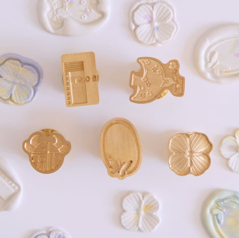 Four Leaf Flower Sealing Wax Stamps