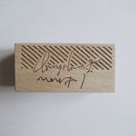 Handwritten English Wood Stamps