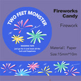 Fireworks Candy Series Washi Tape