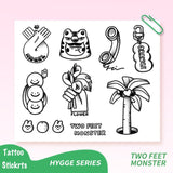 Hygge Series Kawaii Tattoo Stickers